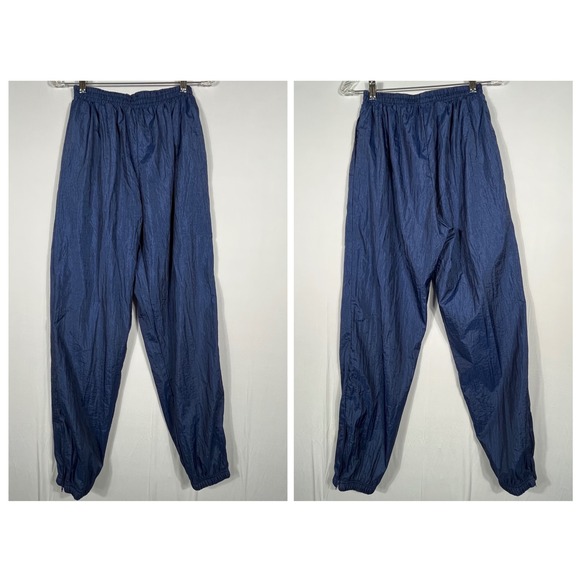 Vtg 90s Y2K Floral Patchwork Tracksuit Sm Navy‎ Blue Windbreaker 2pc Set Whimsy - Picture 5 of 8